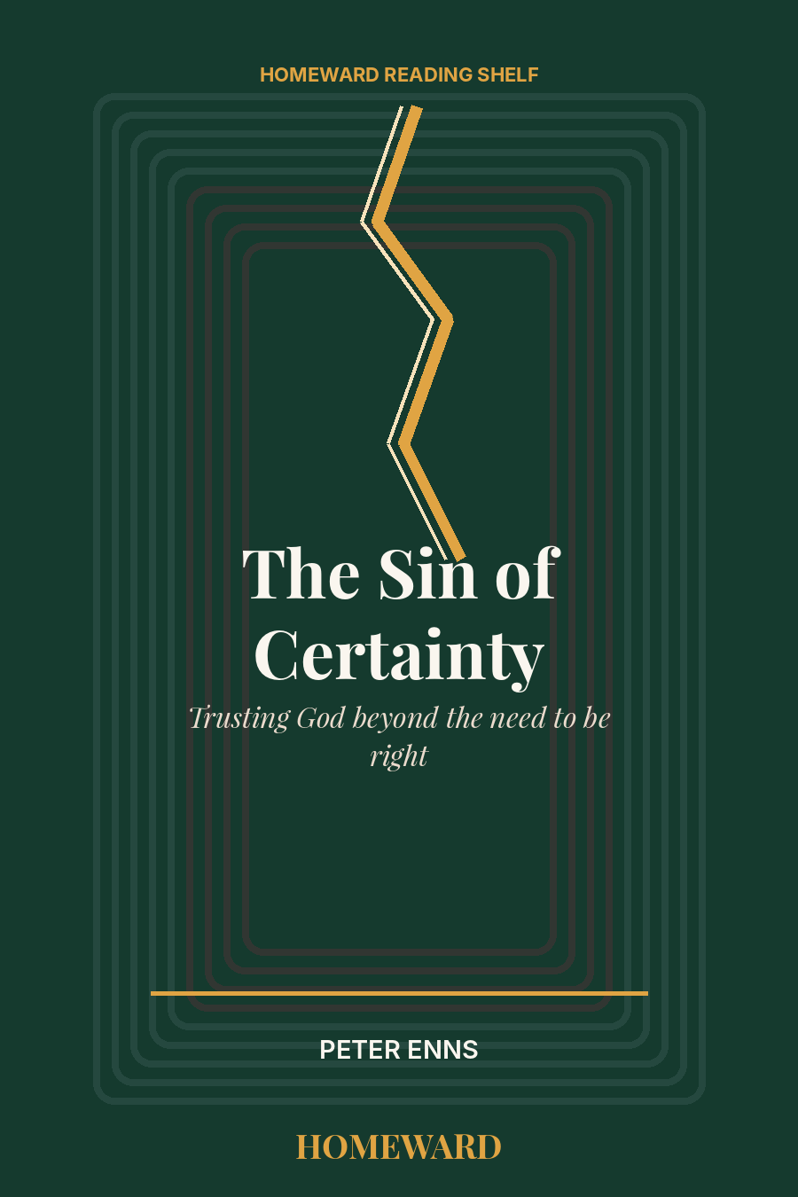 The Sin of Certainty title card