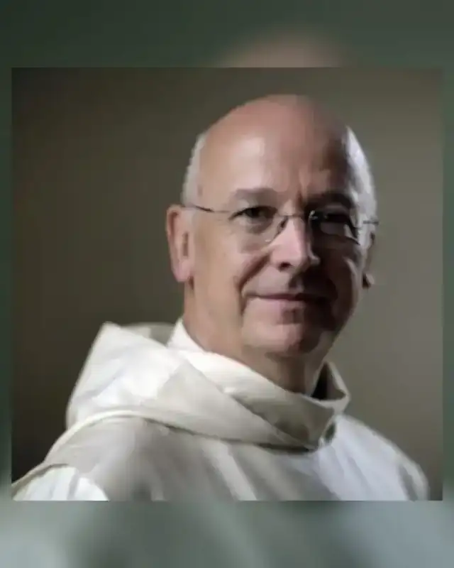 Father Laurence Freeman during Shaun's contemplative journey